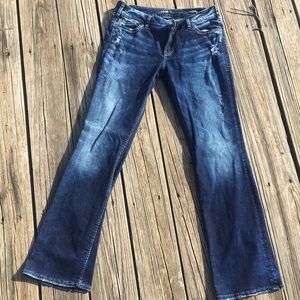 Silver Suki Mid Slim Boot Jean